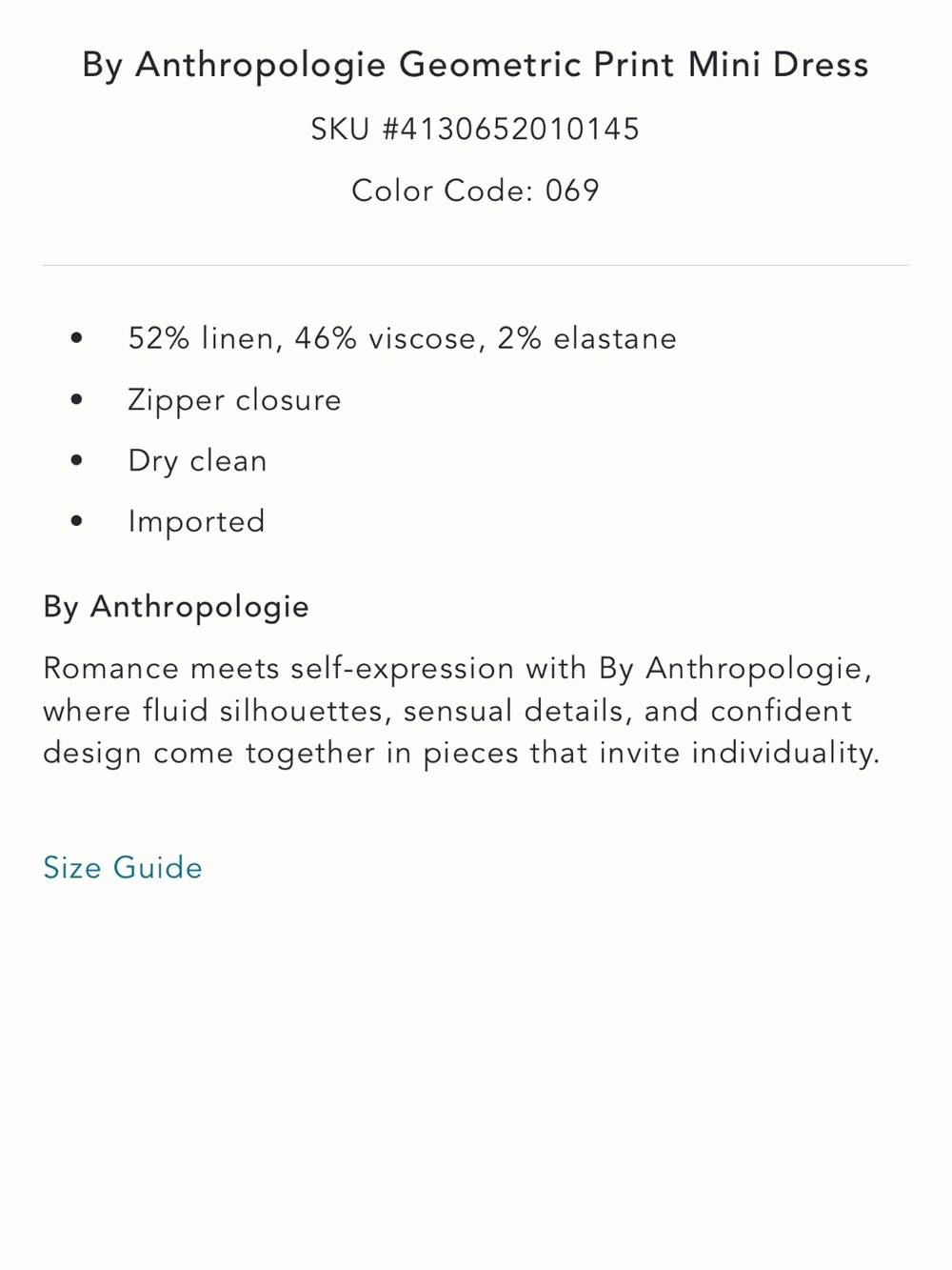 Anthropologie Mini Sundress - Picture 5 of 6